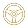 Ontario Speeding Tickets, Steering wheel icon gold