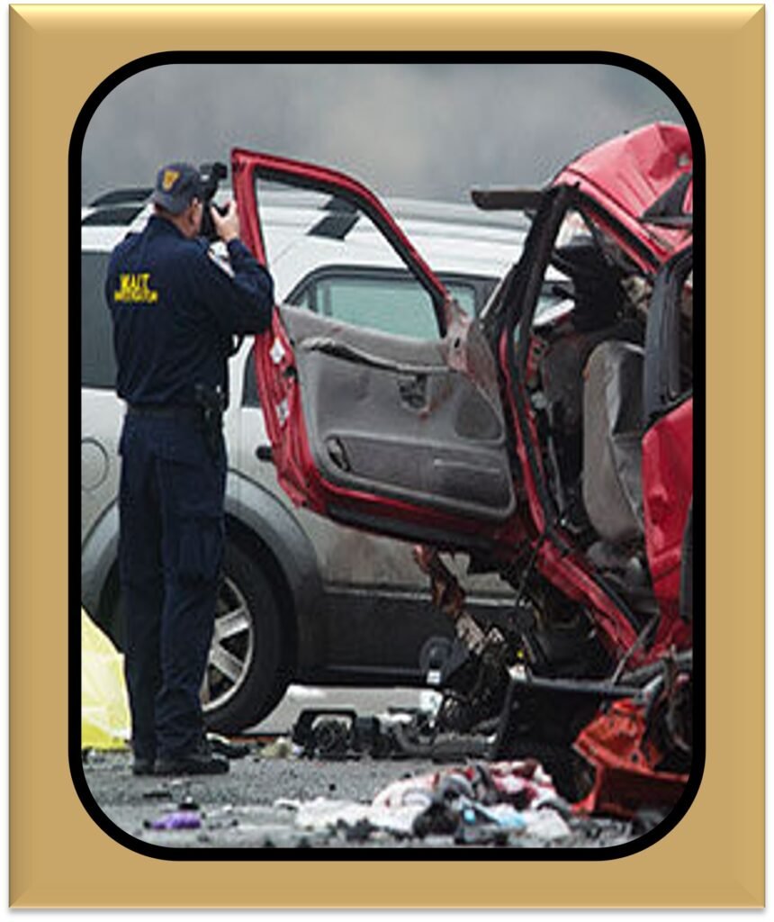 Ontario Traffic Collision with red car